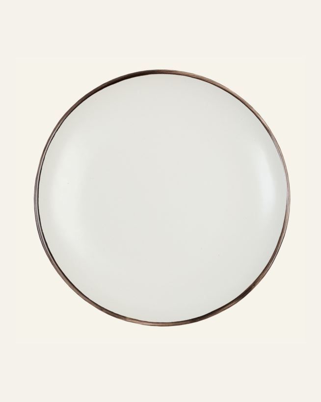 Tallrik vit - 4 cm ø 21 vit - 1