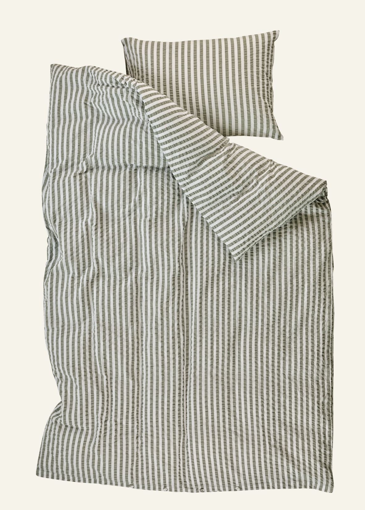 Påslakanset i bäckebölja olivgrön - 4