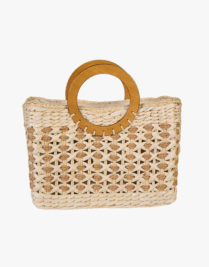 Stråväska natur - 36x24 cm natur - 1