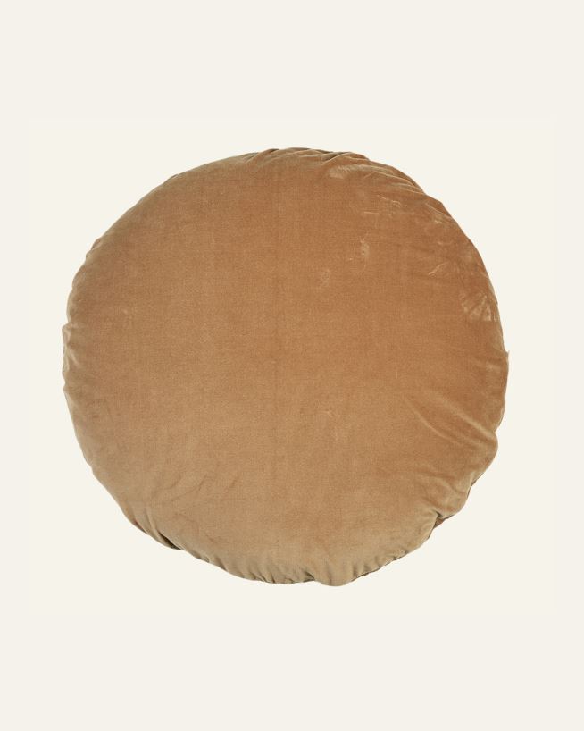 Prydnadskudde brun - ø 60 brun - 1