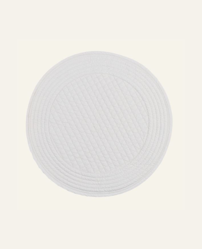 Bordstablett ljusbeige - ø37cm ljusbeige - 1