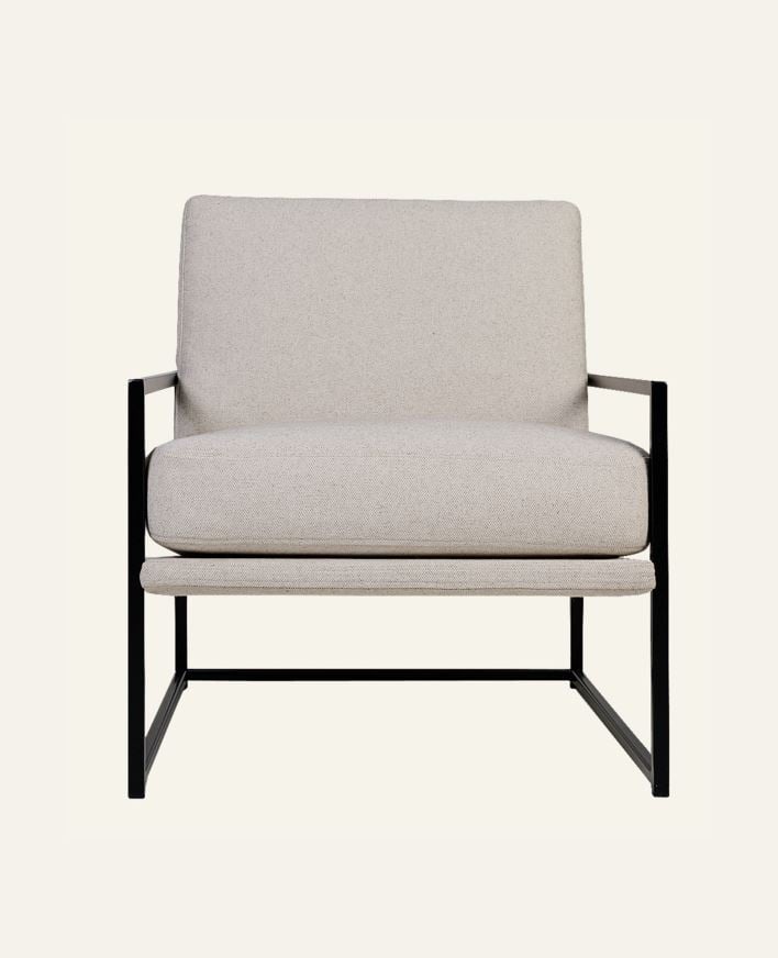 Fåtölj natur - 66x86x78 cm natur - 1