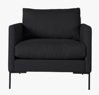 Sofia loungestol svart