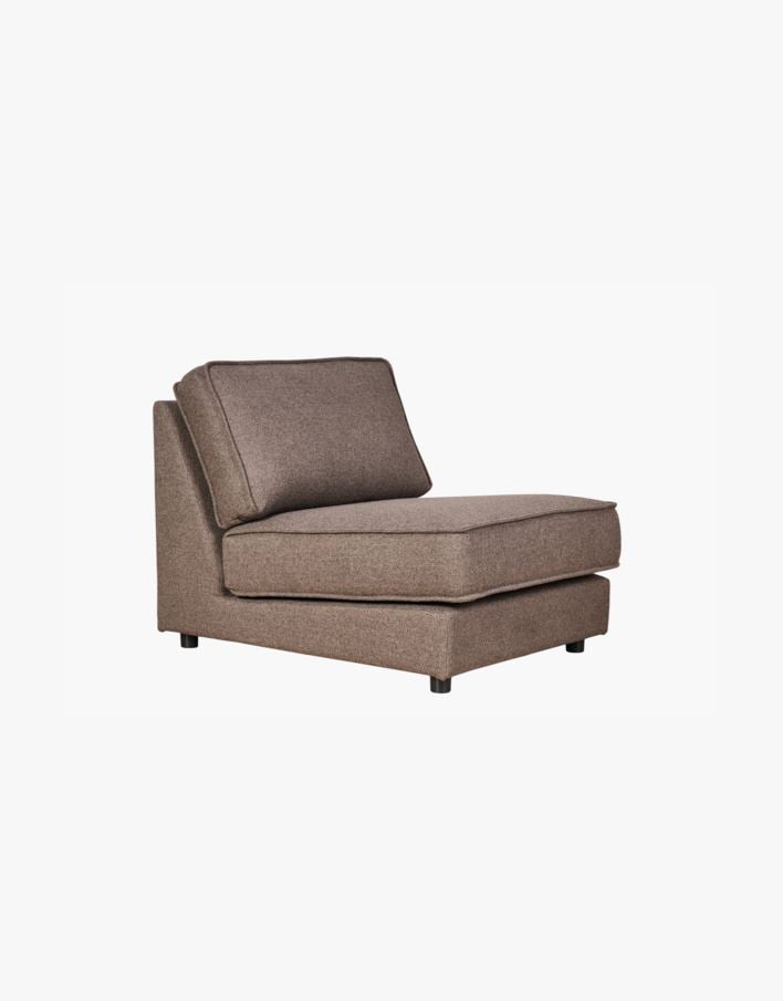 Fåtölj brun - 74x95x79 cm brun - 1