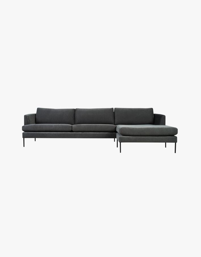 Ava sofföverdrag divan höger grå - 60x60x60 cm grå - 1