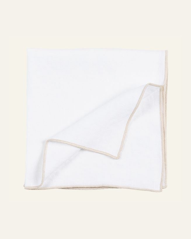 Linneservett beige - 47x47 cm beige - 1