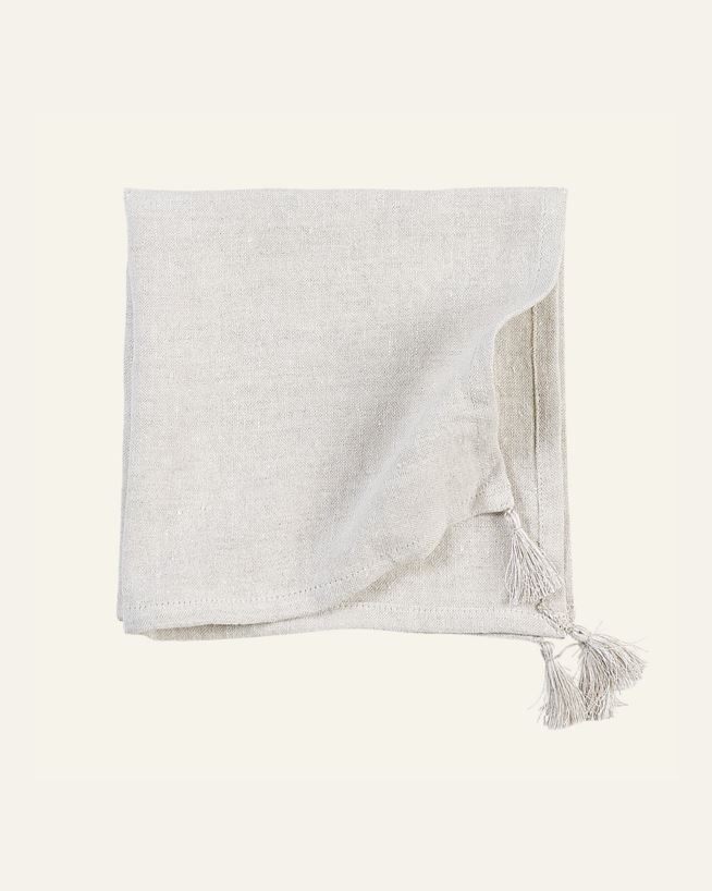 Linneservett natur - 47x47 cm natur - 1