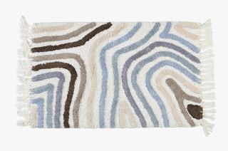 Hemtex | Wave Badrumsmatta Multi/blå - 50x80 Cm