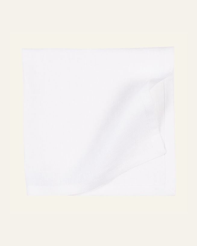 Linneservett vit - 47x47 cm vit - 1