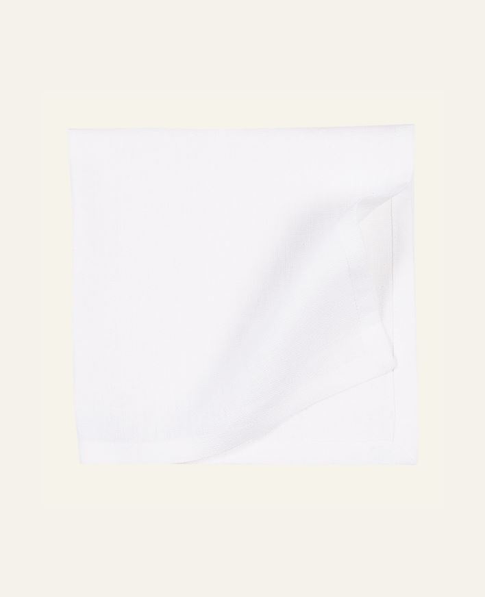 Linneservett vit - 47x47 cm vit - 1