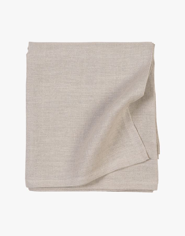 Linneduk natur - 140x350 cm natur - 1