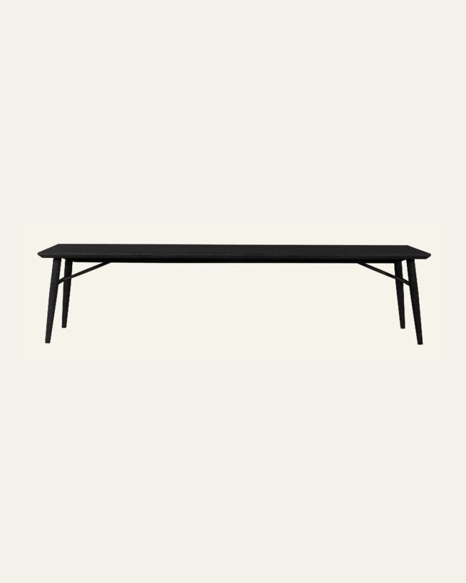 Sittbänk svart - 40x190x45 cm svart - 1
