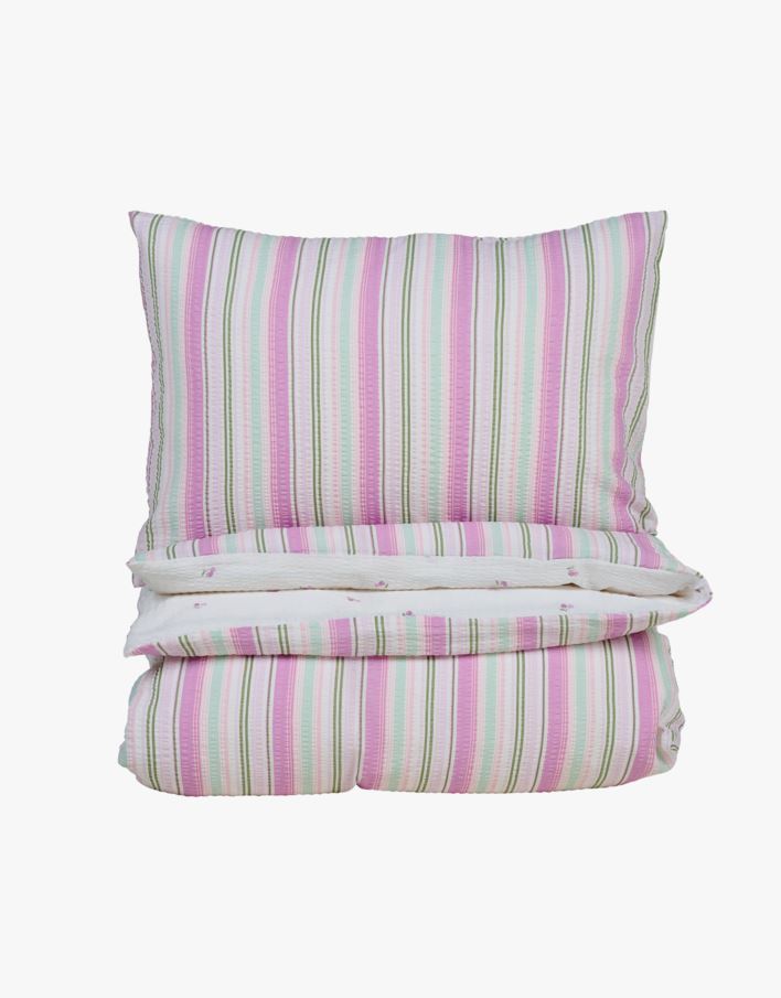 Påslakanset i bäckebölja lavendel - 150x210 cm lavendel - 1