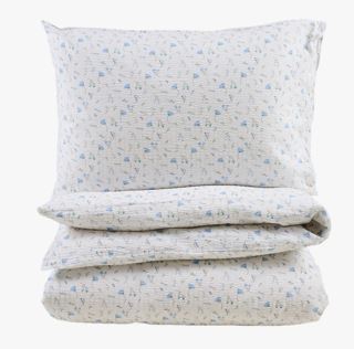 Hemtex | Savanne Påslakanset i Bäckebölja Blå - 150x210 Cm