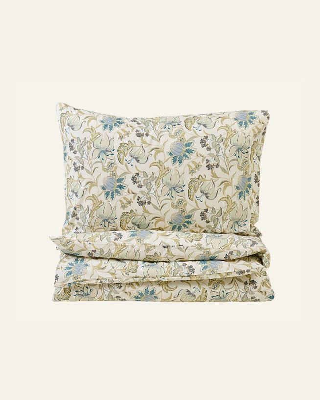 Påslakanset i bomull multi/blå - 150x210+50x60 cm multi/blå - 1