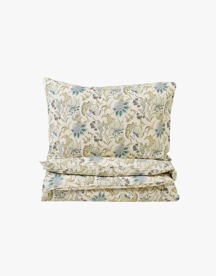 Påslakanset i bomull multi/blå - 150x210+50x60 cm multi/blå - 1