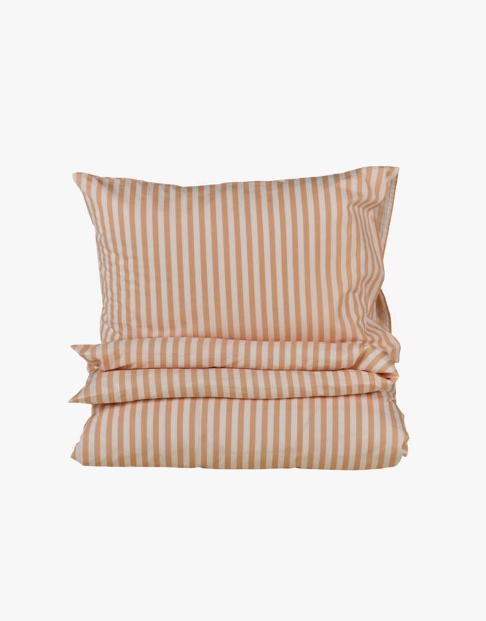 Påslakanset i bomull korall - 150x210 cm korall - 1
