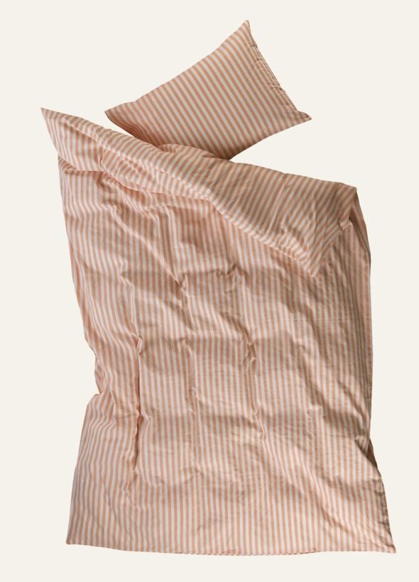 Påslakanset i bomull korall - 2