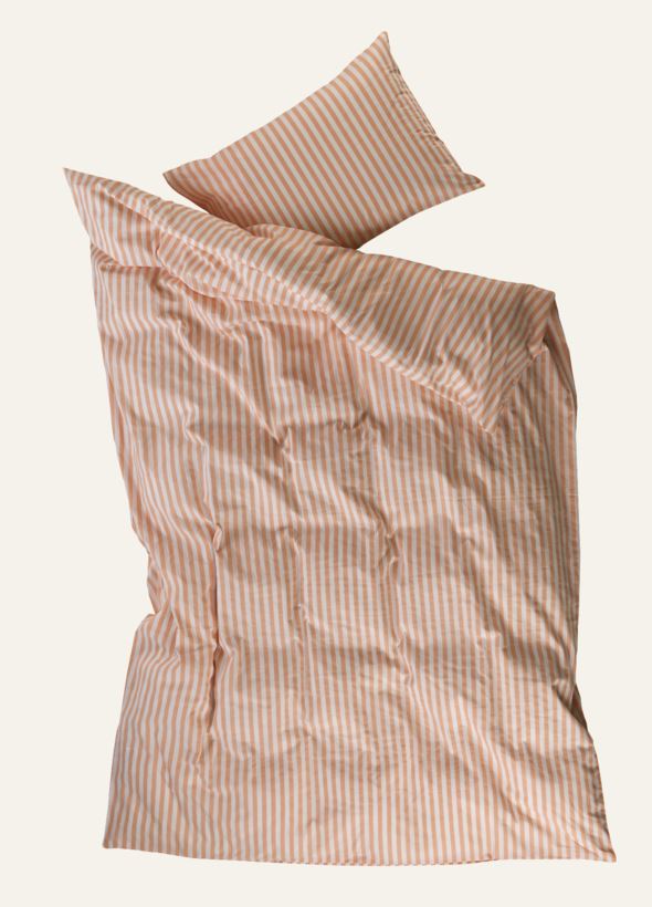 Påslakanset i bomull korall - 2