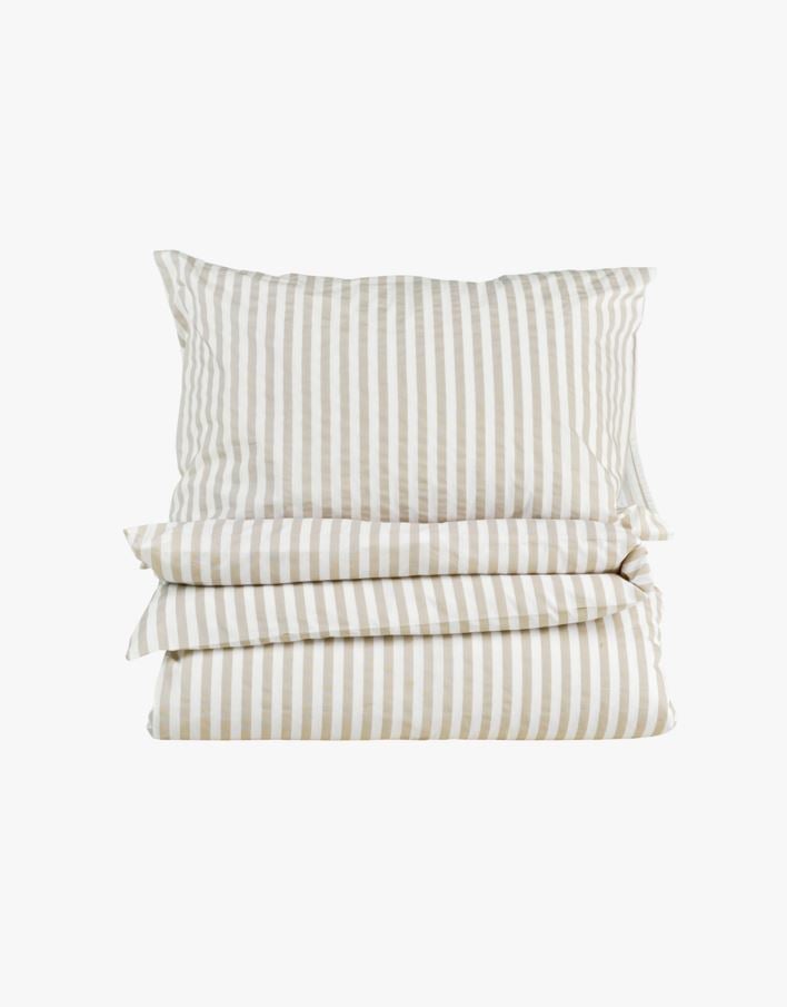 Påslakanset i bomull beige - 230x220 cm beige - 1