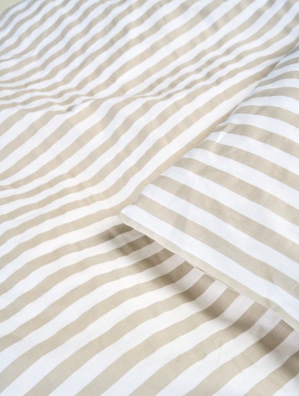 Påslakanset i bomull beige - 3