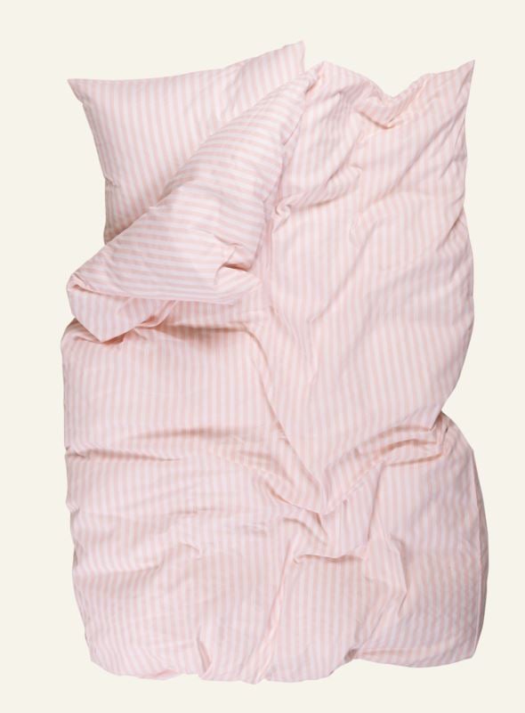 Påslakanset i bomull rosa - 5