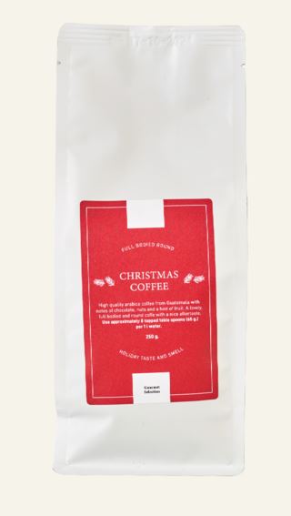 Christmas kaffe röd