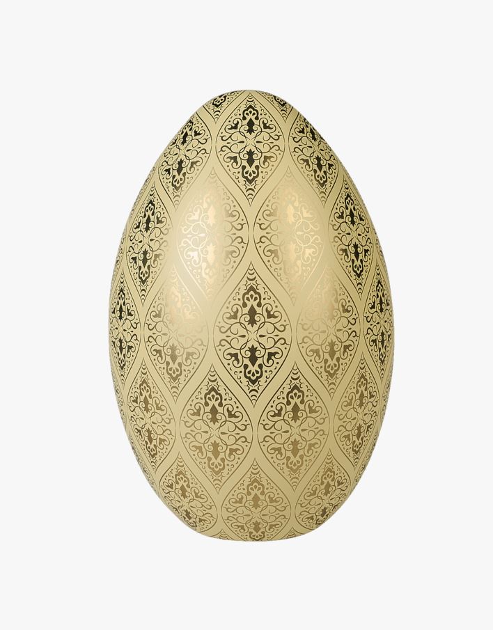 Påskägg ljusgul - 13x13x20 cm ljusgul - 1