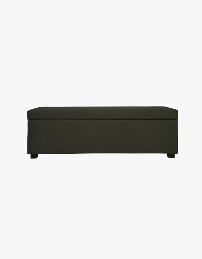 Sängbänk olivgrön - 145x46x47 cm olivgrön - 1
