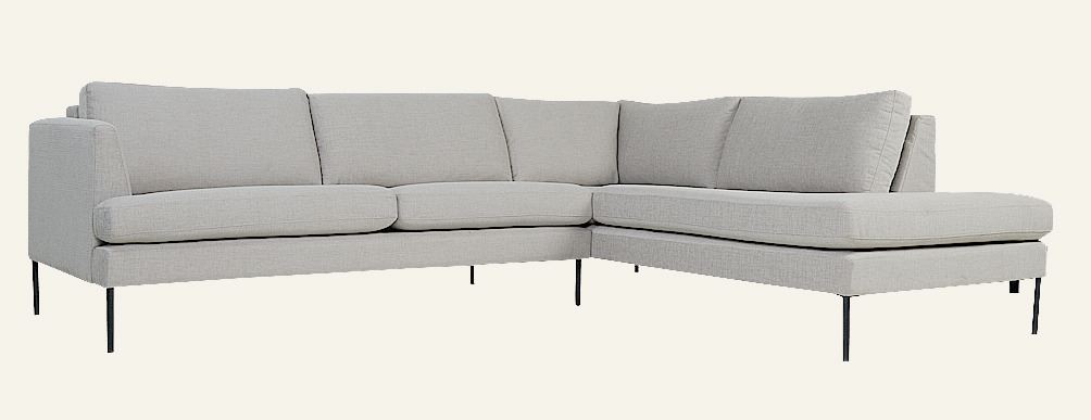 Soffa divan höger beige - 5
