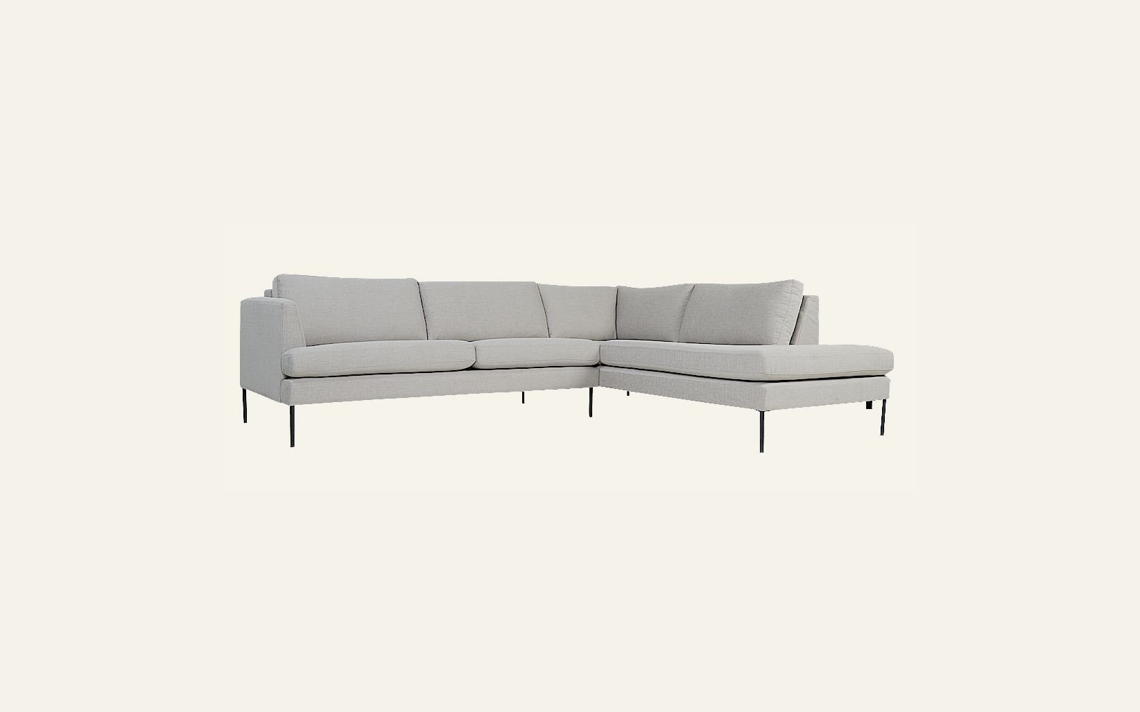 Soffa divan höger beige - 5