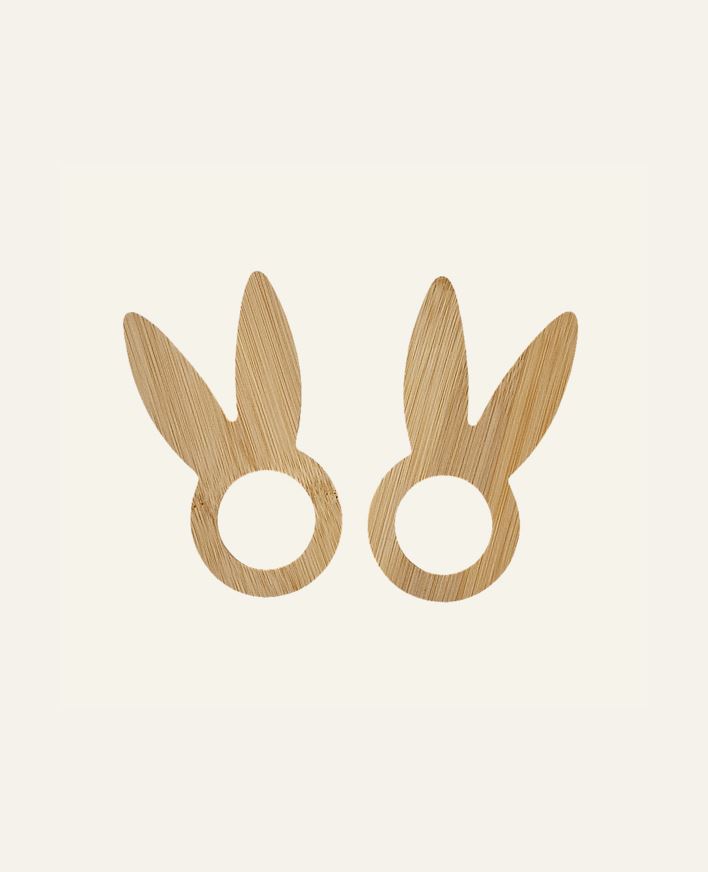 2-pack servettringar natur - 11,5x6,7x2 cm natur - 1