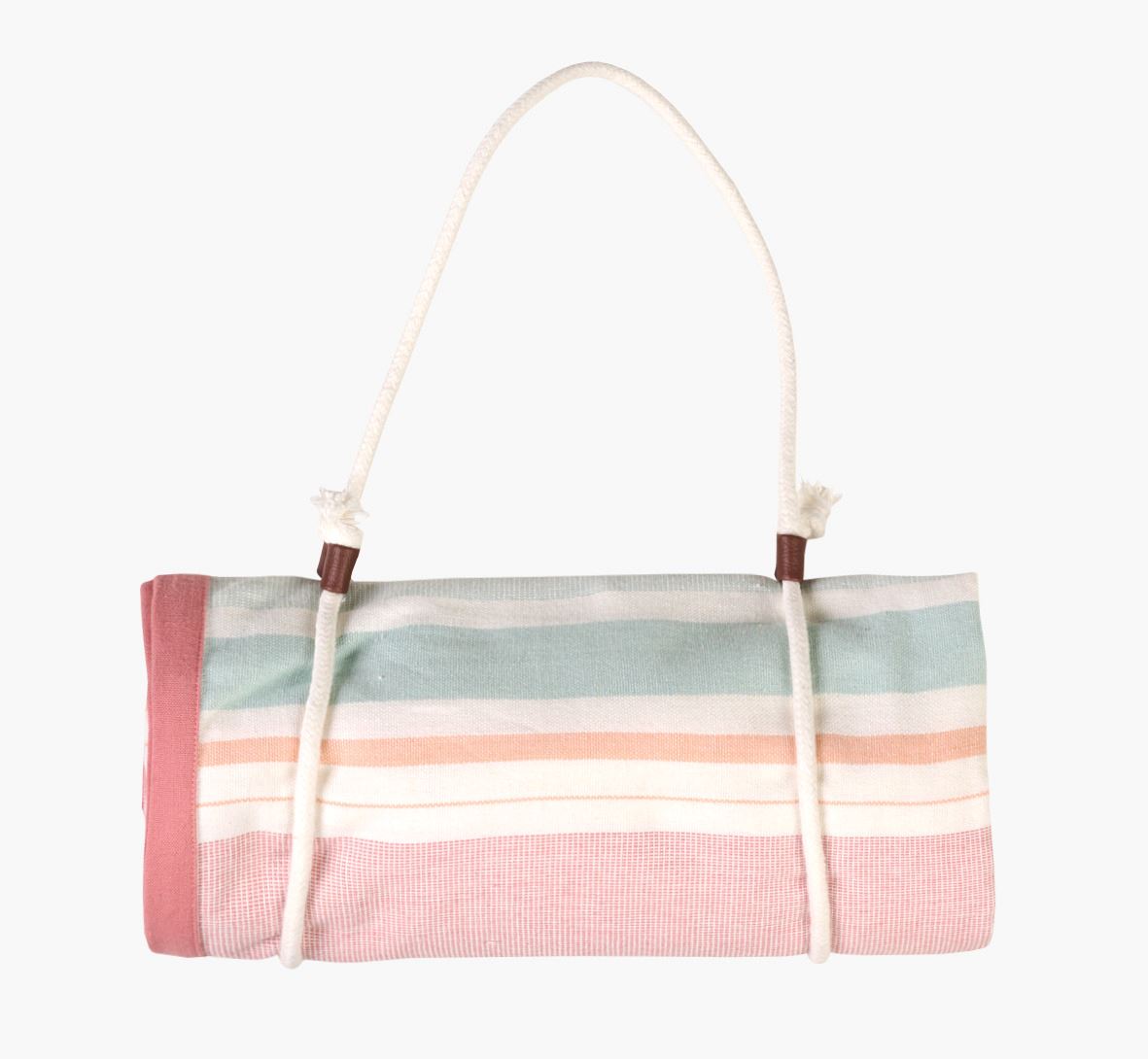 Picknickfilt rosa - 200x200 cm rosa - 1