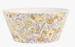 Hemtex | Lilly Skål Multi/gul - 13,8x13,8x6,3 Cm