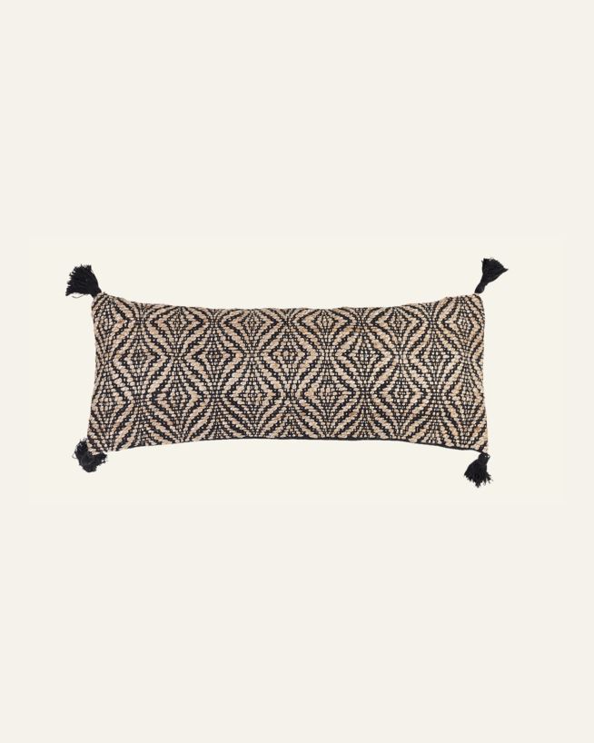 Prydnadskudde svart - 35x90 cm svart - 1