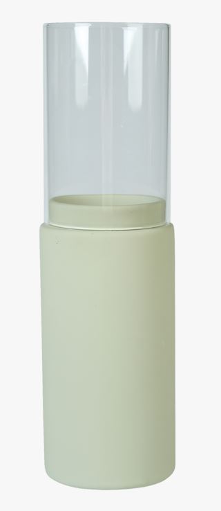 Hemtex | Tara Värmeljushållare Greige - 8x8x27,5 Cm