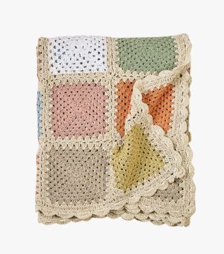 Croche pläd multi