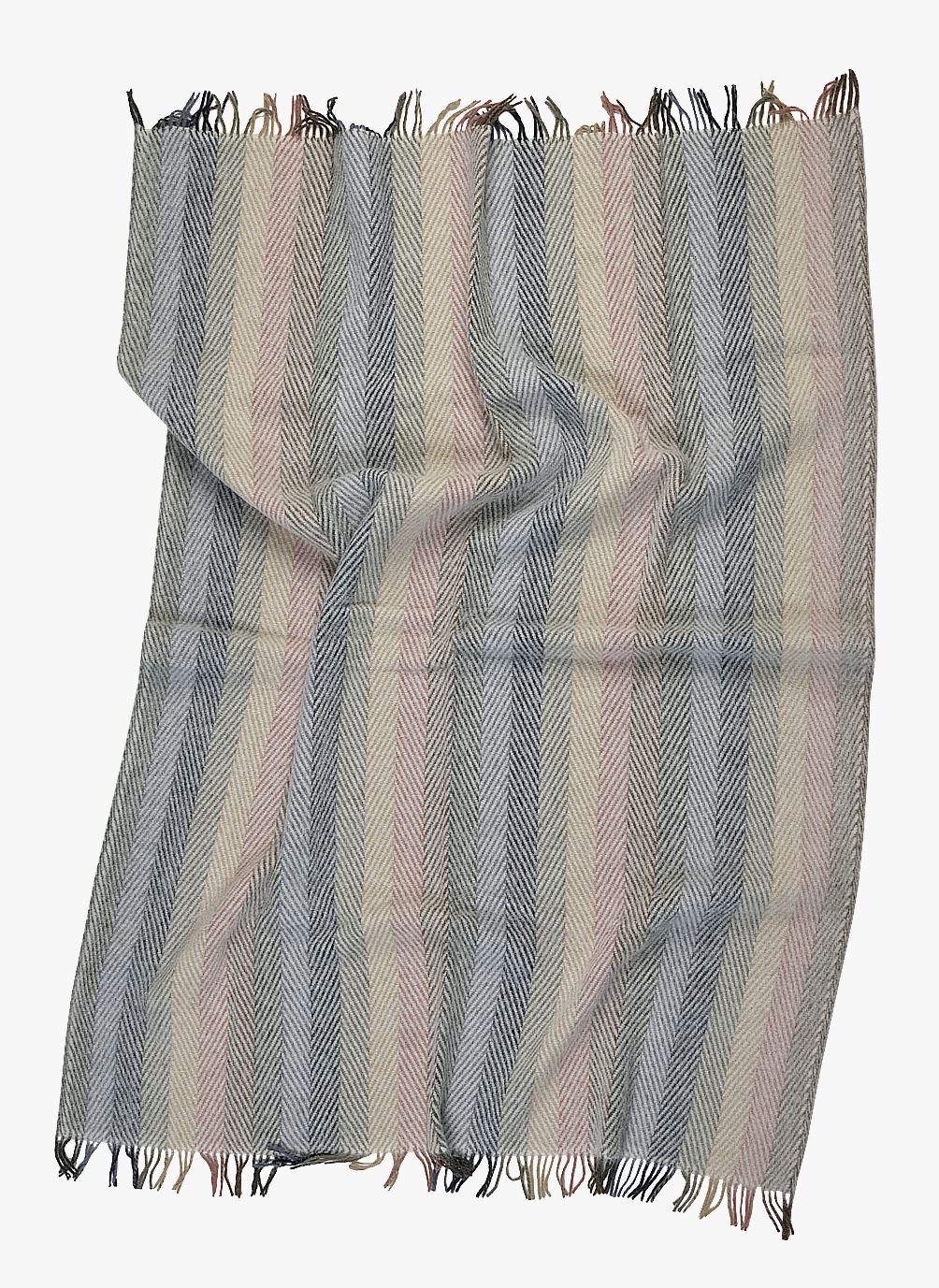 Ullpläd multi/blå - 2