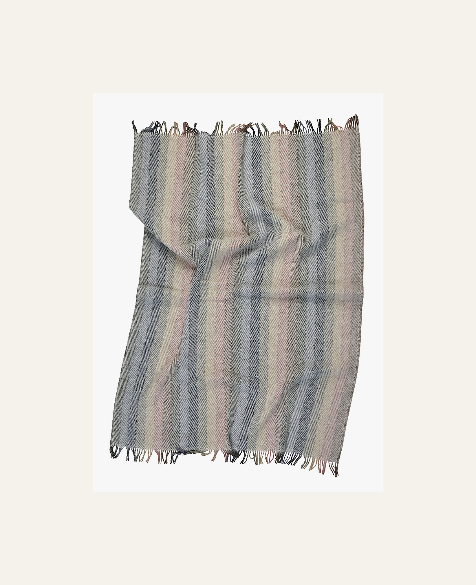 Ullpläd multi/blå - 2