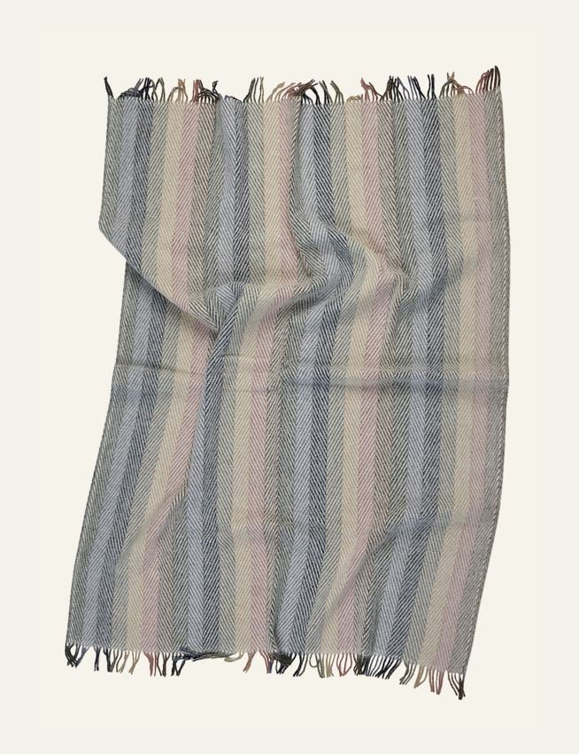 Ullpläd multi/blå - 2