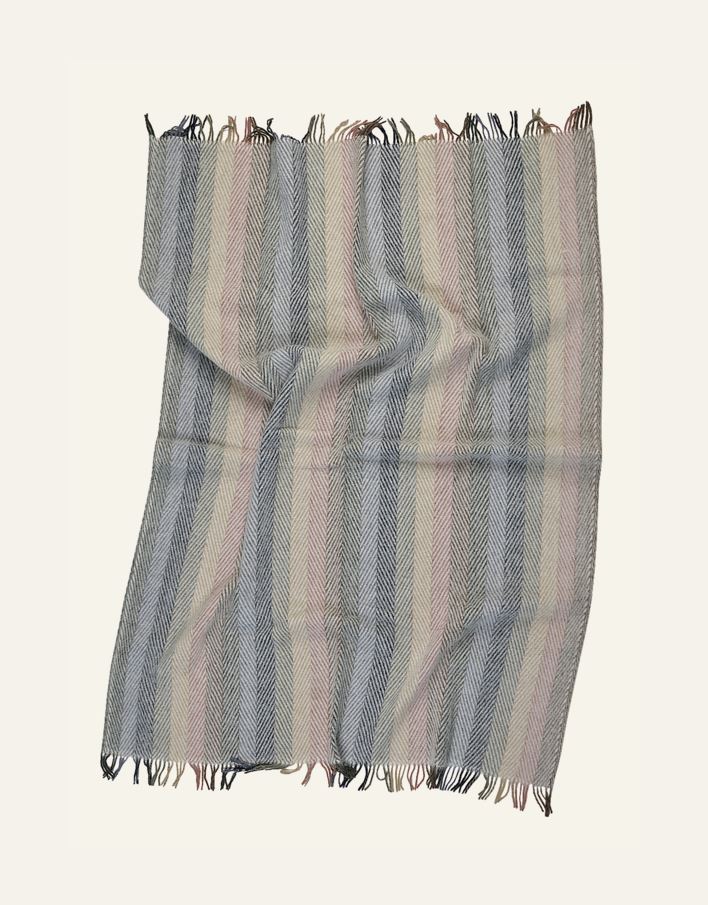 Ullpläd multi/blå - 2