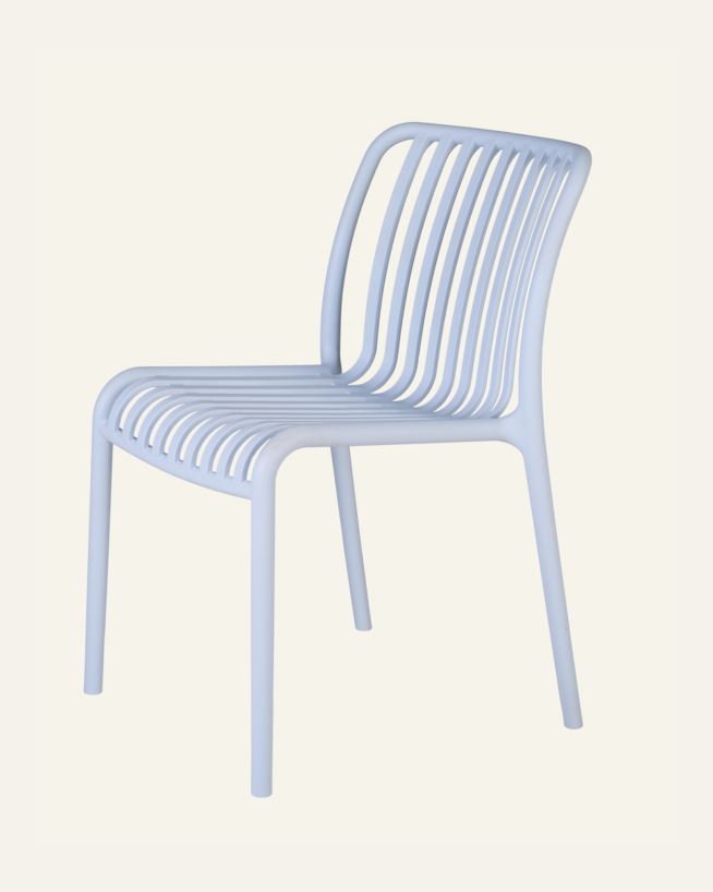 Stol ljusblå - 47x58x80 cm ljusblå - 1