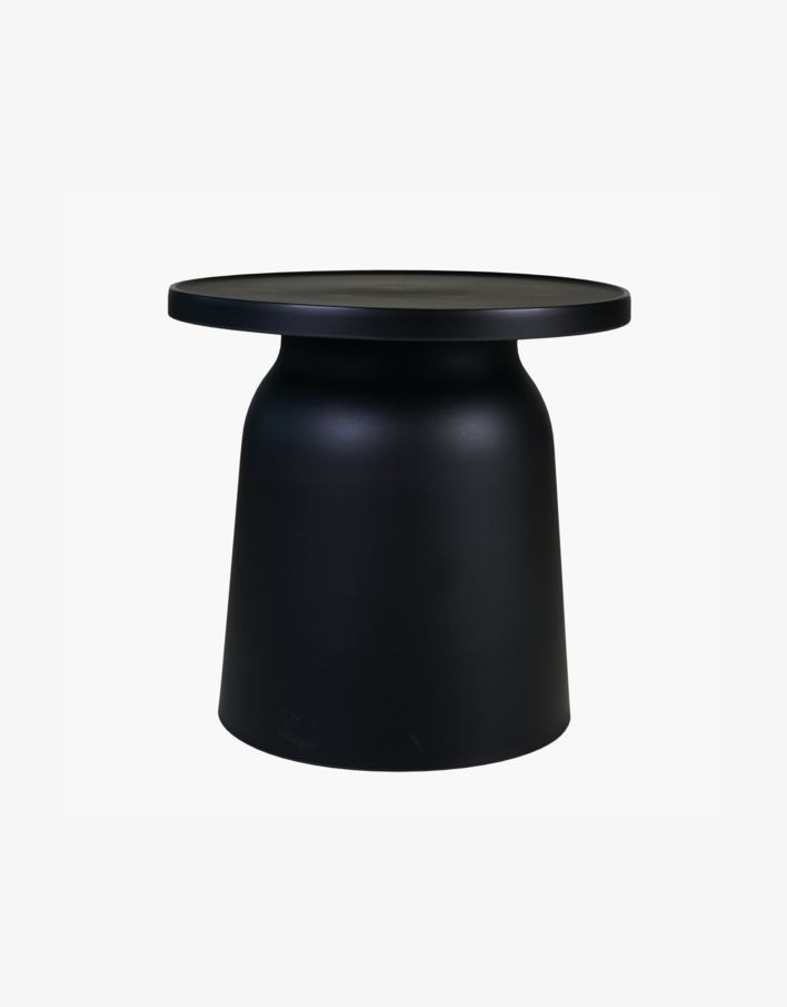 Trädgårdsbord svart - 47x47x47 cm ø47 svart - 1