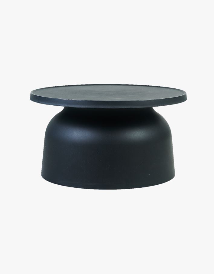 Trädgårdsbord svart - 67x67x36 cm ø67 svart - 1