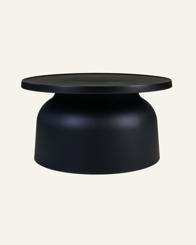 Trädgårdsbord svart - 67x67x36 cm ø67 svart - 1