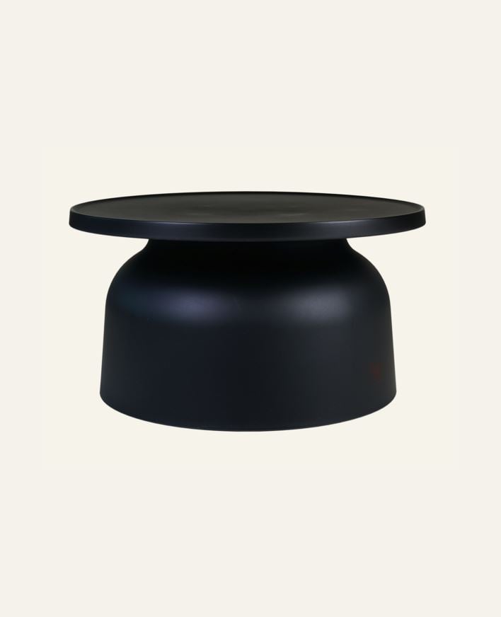 Trädgårdsbord svart - 67x67x36 cm ø67 svart - 1