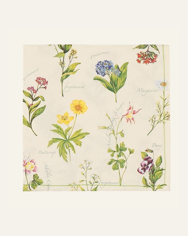 Pappersservetter multi - 33x33 cm multi - 1