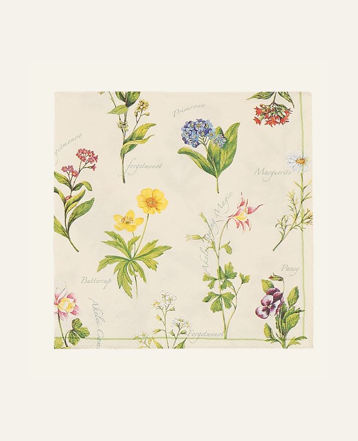 Pappersservetter multi - 33x33 cm multi - 1