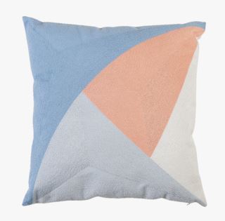 Geometric kuddfodral blå
