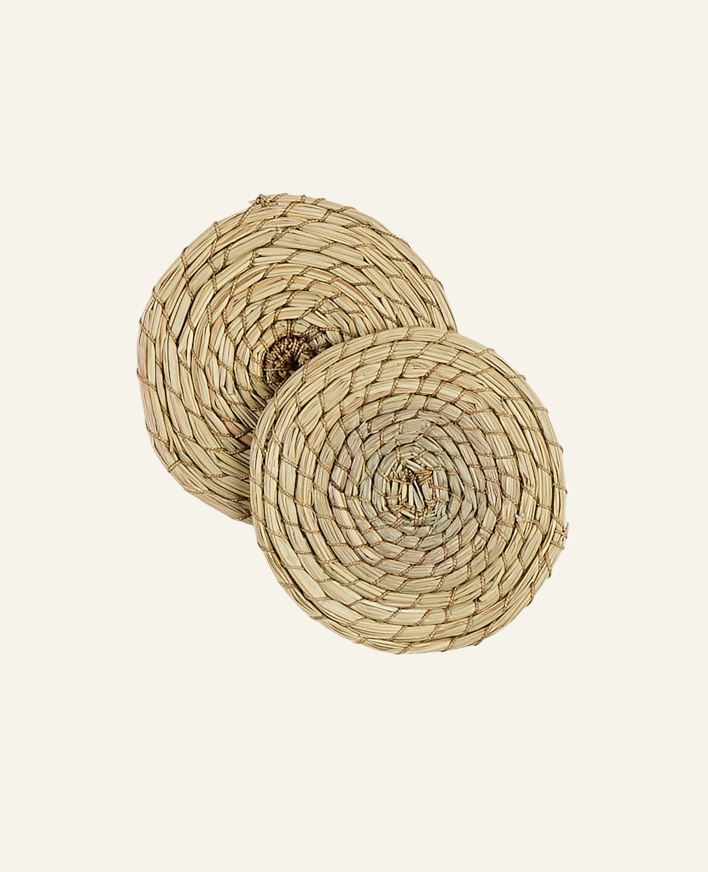 Glasunderlägg natur - ø10 natur - 1